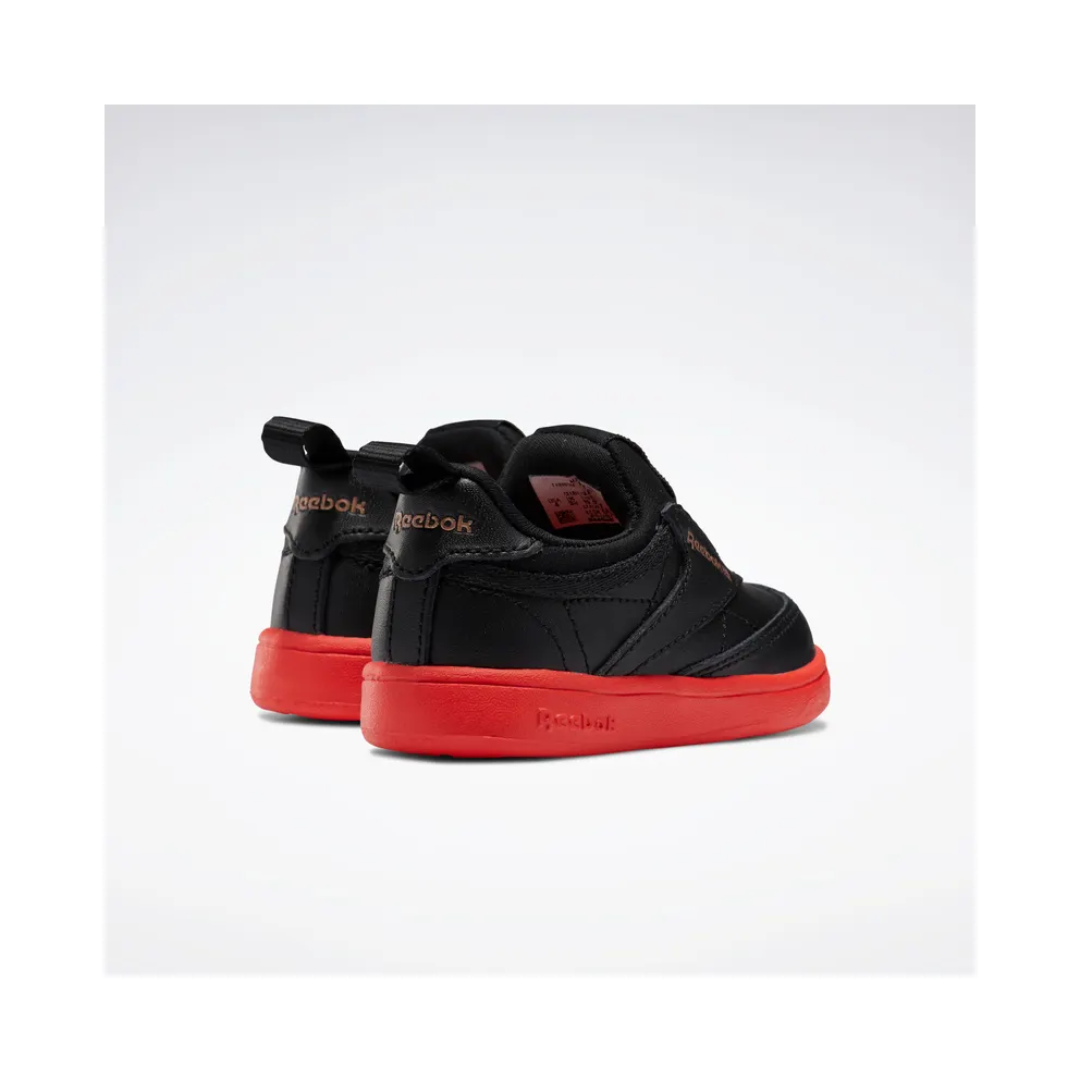 Reebok Club C Cardi B Slip-On III Shoes Core Black / Vector Red / Rose Gold