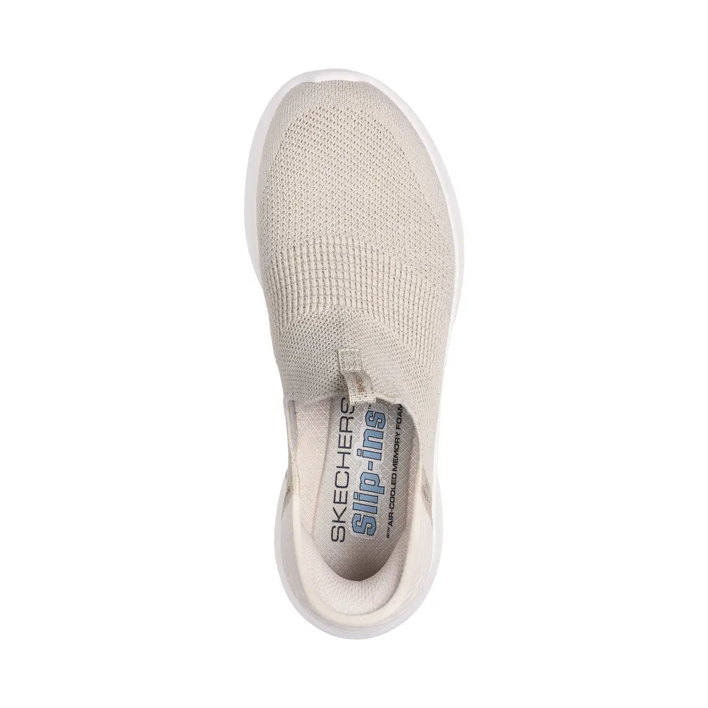 Skechers Slip-ins: Ultra Flex 3.0 Glitter Me Natuurlijk / Gold “Beige” (149591 Ntgd) (149591NTGD)