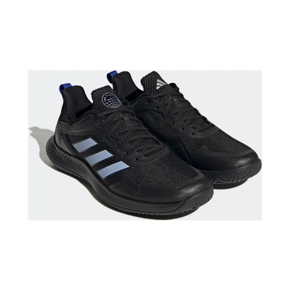 adidas Defiant Speed Tennis Shoes Core Black / Blue Dawn / Lucid Fuchsia (HQ8457)