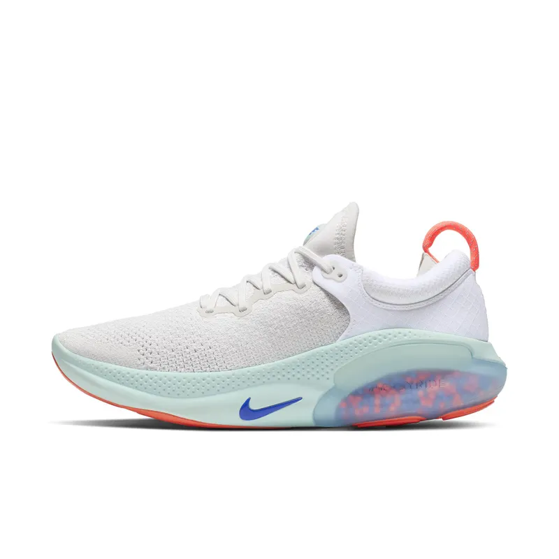 Nike Joyride Run Flyknit White Bright Mango Racer Blue (W) White/Platinum Tint-Bright Mango-Racer Blue (AQ2731-100)