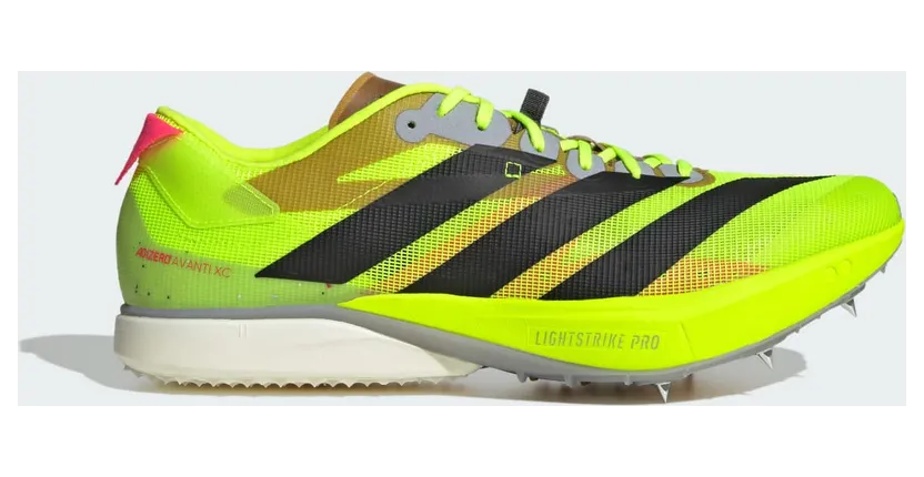 adidas Adizero Avanti Xc “Lucid Lemon / Core Black / Lucid Red” (JR5076)