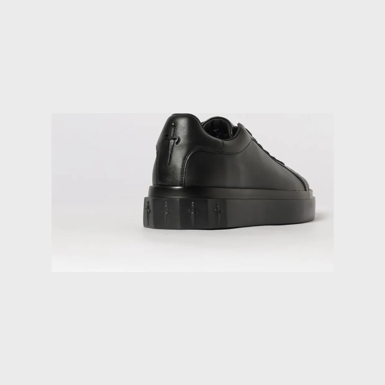 Cesare Paciotti Leather Sneakers Black (MU69400VT999) (2)