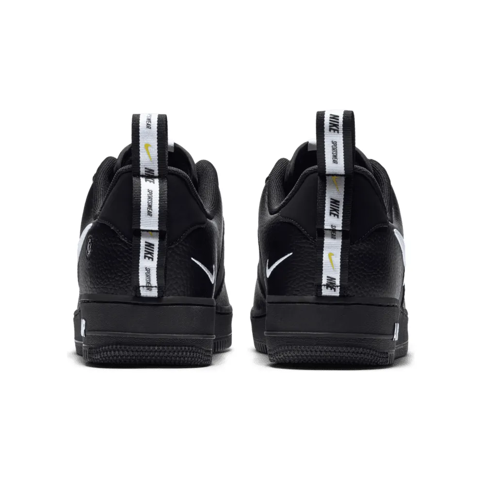 Nike Air Force 1 Low Utility Black White Black/White-Black-Tour Yellow (AJ7747-001)