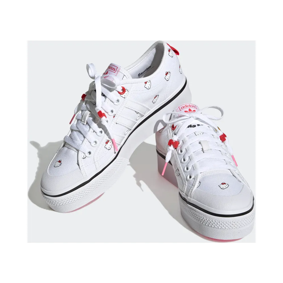 Adidas Nizza Platform Core White / Core White / Core Black (HQ6239)