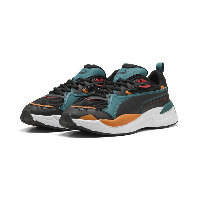 Puma X-Ray 4 “Emerald Ice / Puma Black / Vermillion” (404747_05)
