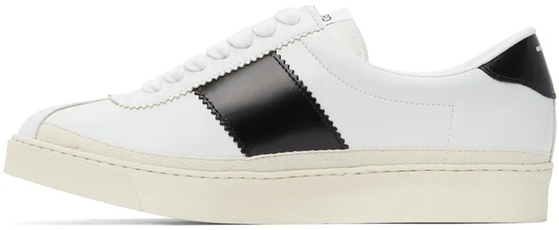 TOM FORD White & Black Bannister Sneakers (J1261T-TAP001)