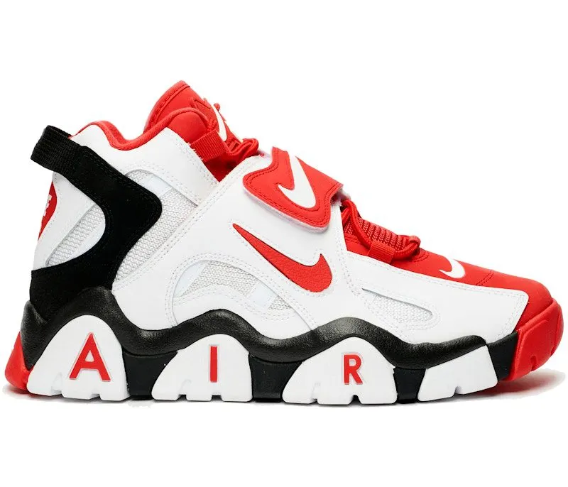 Nike Air Barrage Mid White Black Red (AT7847-102)