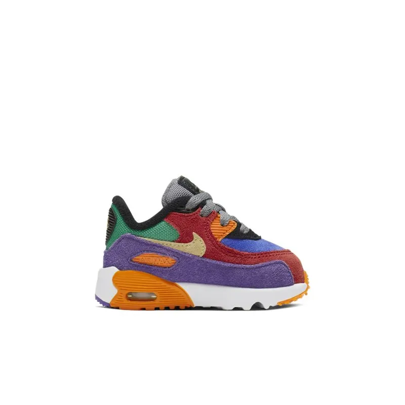 Nike Air Max 90 Viotech OG (TD) University Red/Pale Vanilla-Hyper Grape (CJ0935-600)