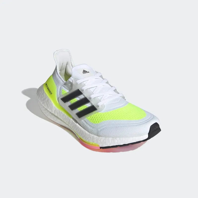 Adidas UltraBoost 21 ‘White Solar Yellow’ Cloud White/Core Black/Solar Yellow (FY0401)