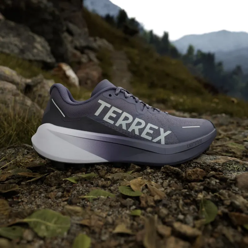 Adidas Terrex Agravic 3 Trail Running Preloved Violet / Grey One / Powder Plum (JR5251)