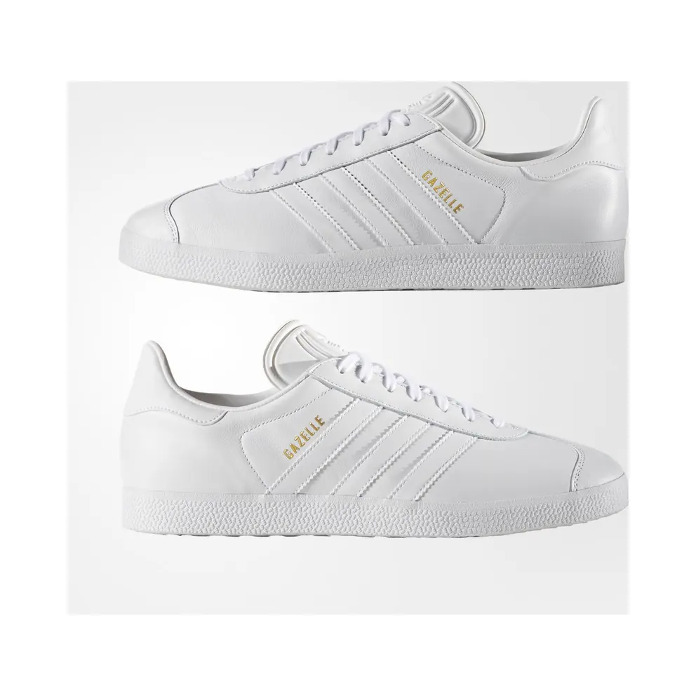 Adidas Gazelle Cloud White / Cloud White / Gold Metallic (BB5498)