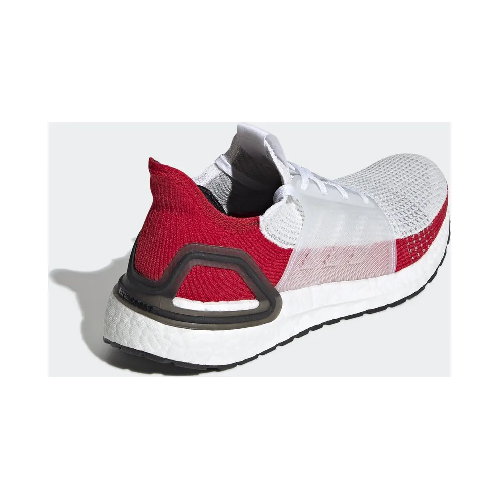 adidas Ultra Boost 19 White Scarlet Cloud White/Scarlet Red (EF1341)