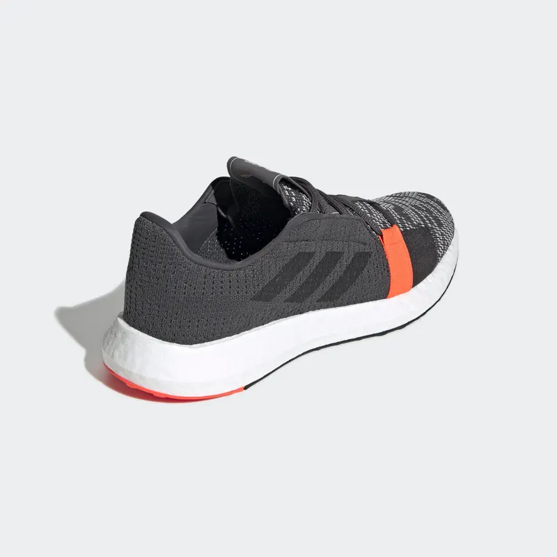 Adidas SenseBoost Go ‘Hi-Red Coral’ Grey Six/Core Black/Solar Red (G26942)