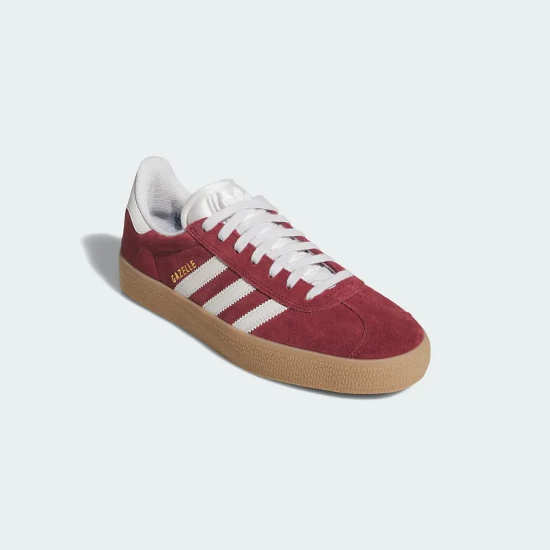 Adidas Gazelle ADV Shadow Red / Crystal White / Gold Metallic (JR2000)