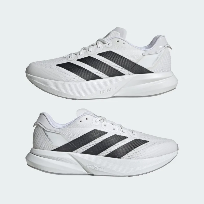 Adidas Duramo Speed 2 Running Shoes Cloud White / Core Black / Halo Silver (IH8206)