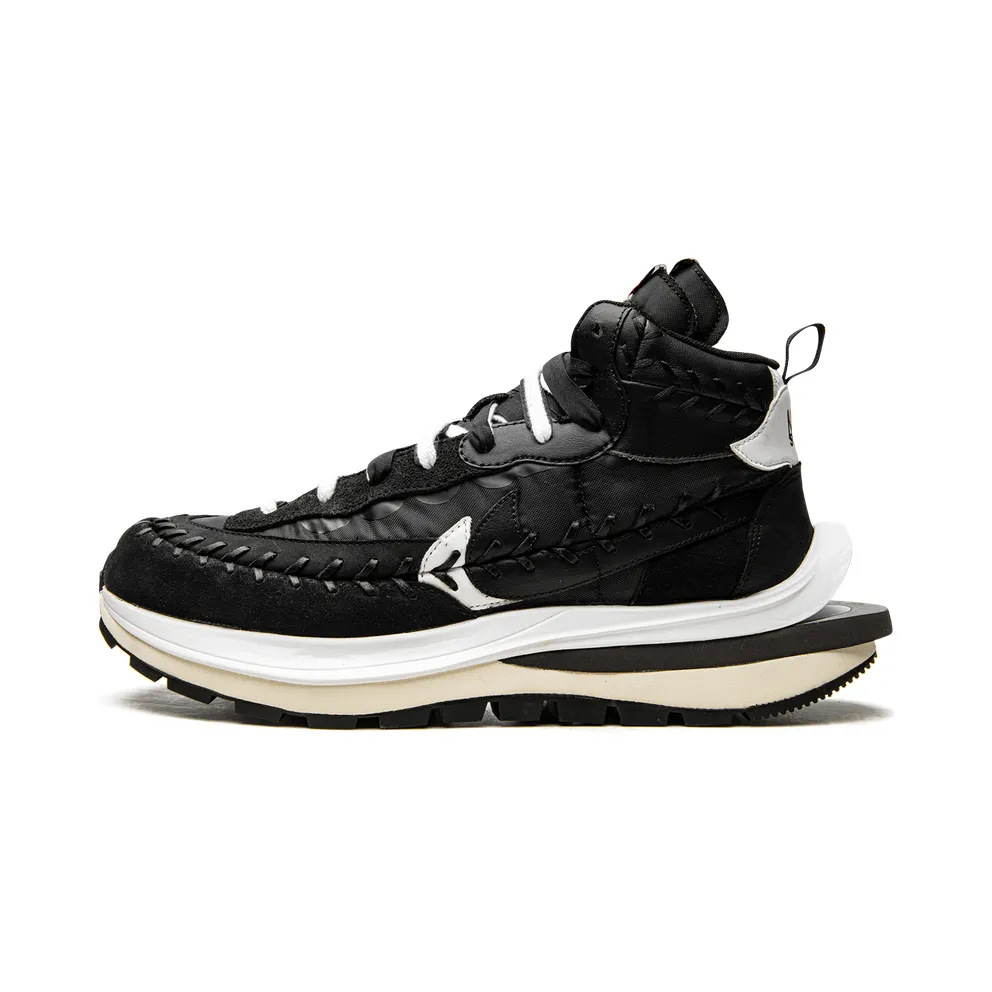 Nike x sacai Jean Paul Gaultier Vaporwaffle Black White (2021) (DH9186-001)