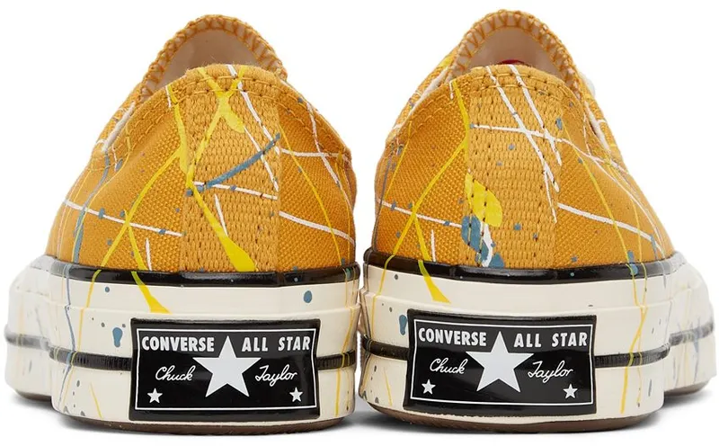 Converse Archive Paint Splatter Chuck 70 Low Top Sunflower Gold/egret (170804C)