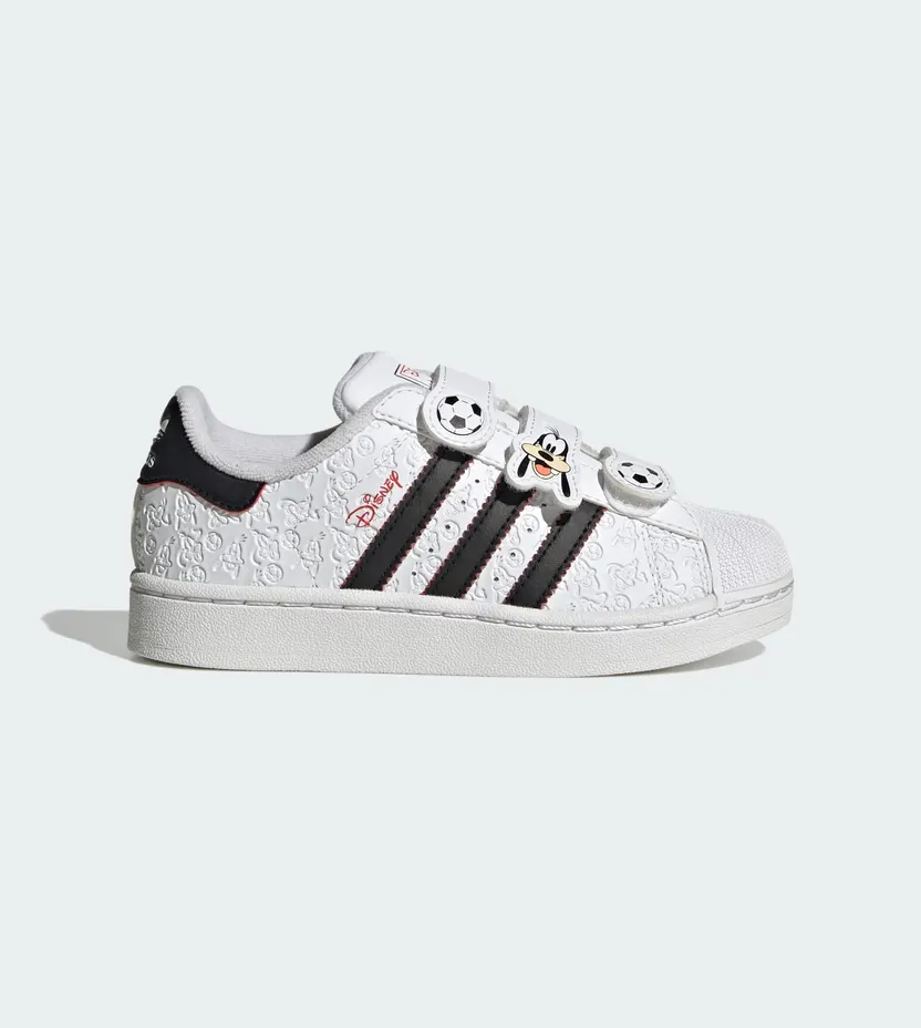 Adidas ADIDAS DISNEY SUPERSTAR II COMFORT CLOSURE SCHOENEN Cloud White / Core Black / Red (IH4635)