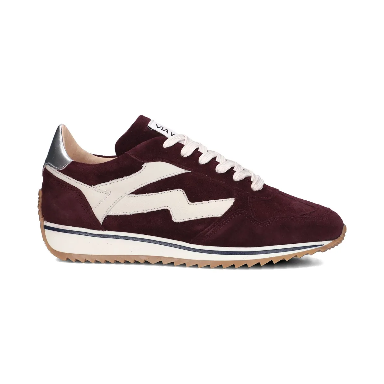 via-vai-sneaker BORDEAUXROOD