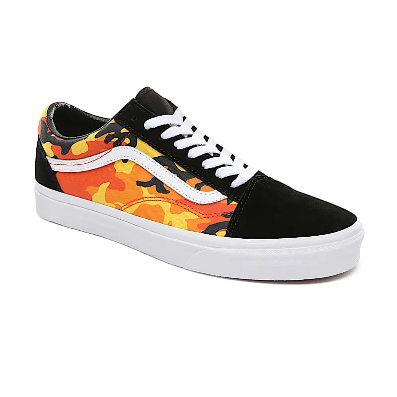 Vans Old Skool Pop Camo Orange Black/Spicy Orange-True White (VN0A38G1RK3)