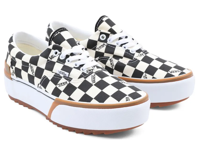 Vans Era Stacked ‘Checkerboard’ Multi/True White (VN0A4BTOVLV)