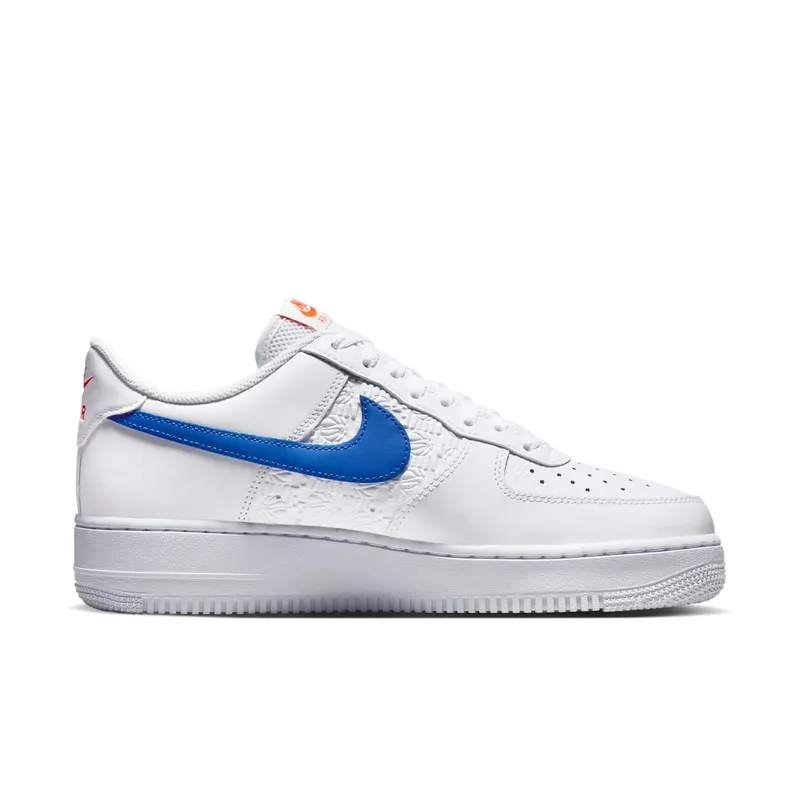 Nike Air Force 1 ’07 Low Embossed Hoops Racer Blue (FD0667-100)