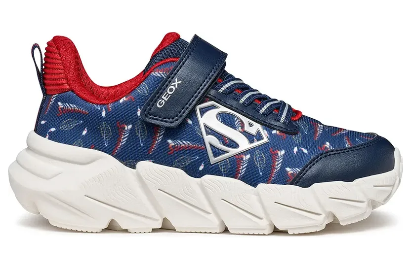 Geox sneaker Marineblauw/Donkerrood (J65N1D02ABC-C4244)