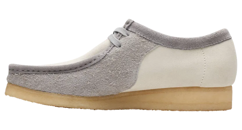 Clarks WALLABEE “GREY/OFF WHITE” (26176525)