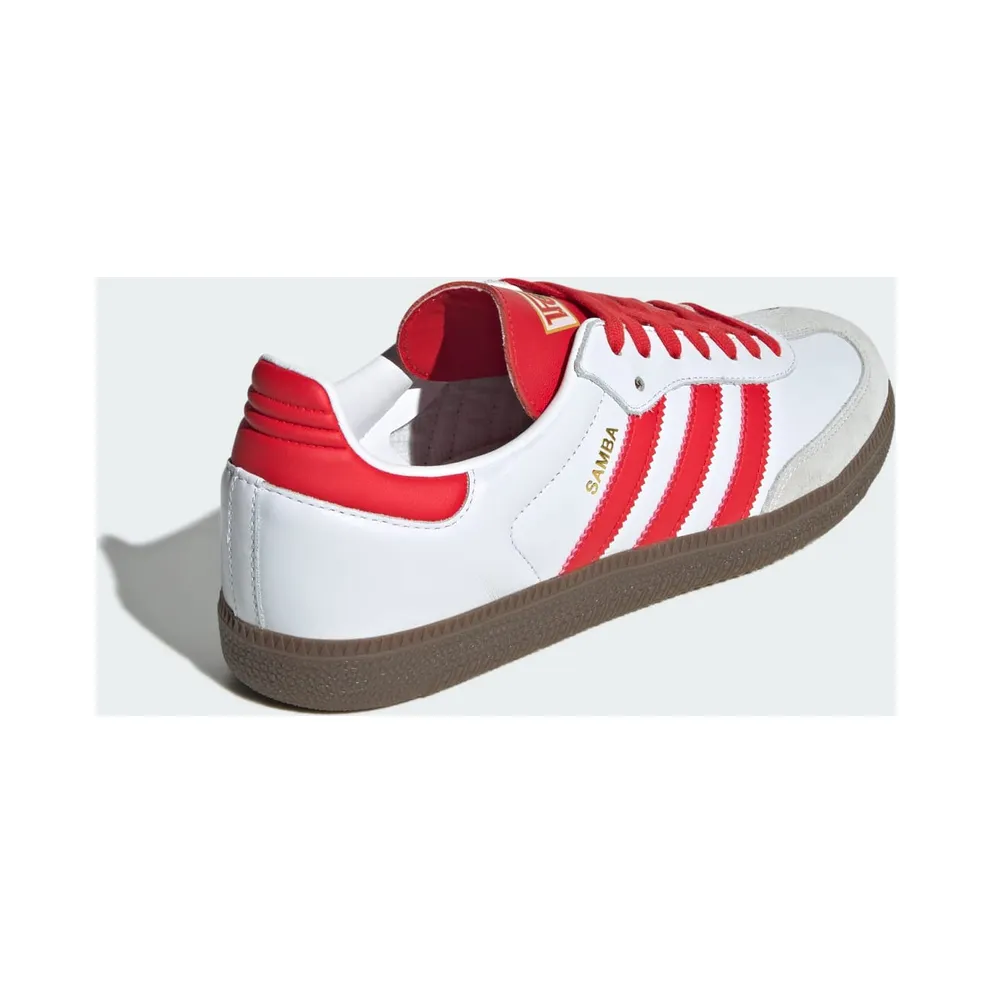 adidas Samba 1. Fc Union Berlin “Cloud White / Vivid Red / Gum” (JQ4051)