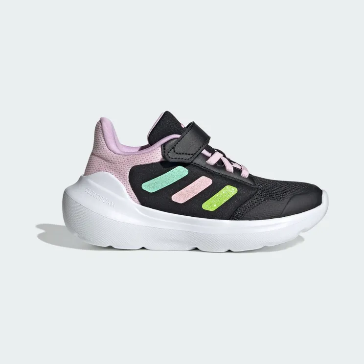 adidas Tensaur Run 2.0 Shoes Kids “Core Black / Clear Mint / Clear Pink” (IH1052)