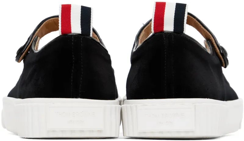 Thom Browne Black John Tennis Sneakers (FFF094A-03883)