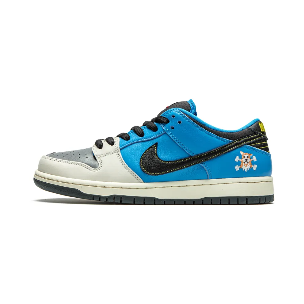 Nike SB x Instant Skateboards Dunk Low Black Blue (2020) (CZ5128-400)