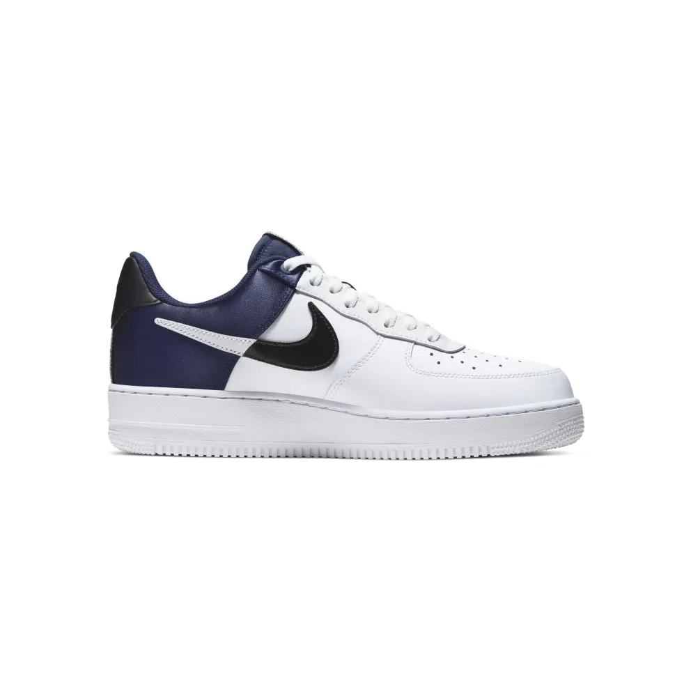 Nike Air Force 1 ’07 LV8 Midnight Navy Satin Midnight Navy/White/Black (BQ4420-400)