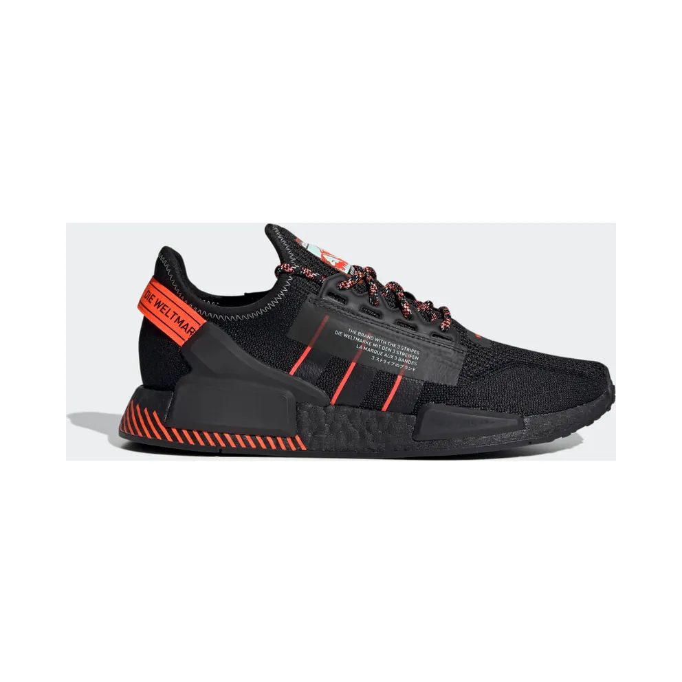 adidas NMD_R1 V2 Schuh Core Black / Core Black / Solar Red (FW6409)