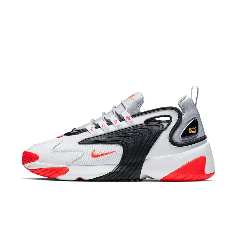 Nike Zoom 2K White White Wolf Grey Black Infrared 23 (AO0269-105)