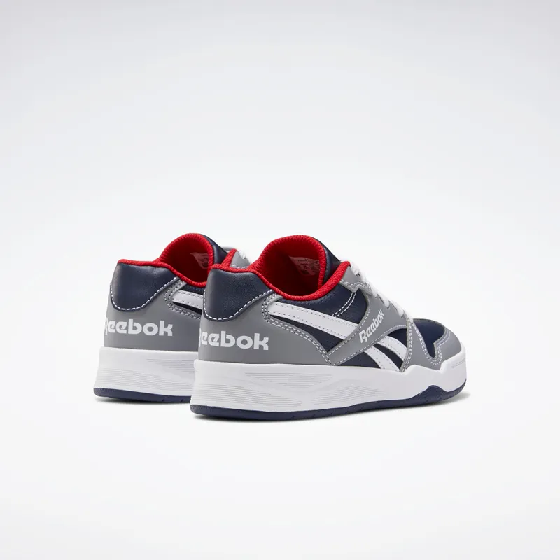 Adidas BB4500 Court Low Pure Grey 5 / Vector Navy / Vector Red (FY5141)