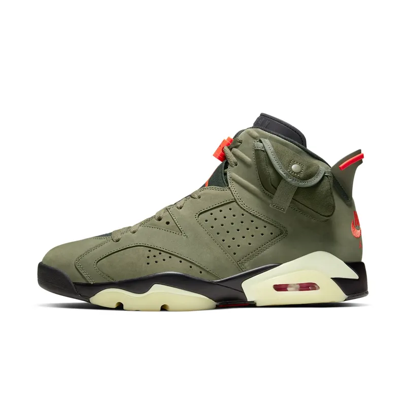 Air Jordan x Travis Scott Cactus Jack Nike AJ VI 6 ‘Medium Olive’ (2019) (CN1084-200)