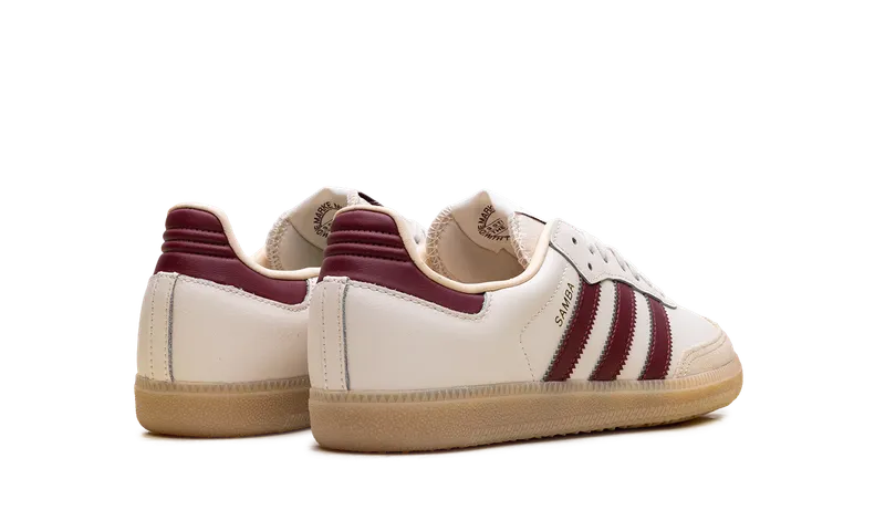 Adidas Samba OG GS “Wonder White Shadow Red” (JQ8554)