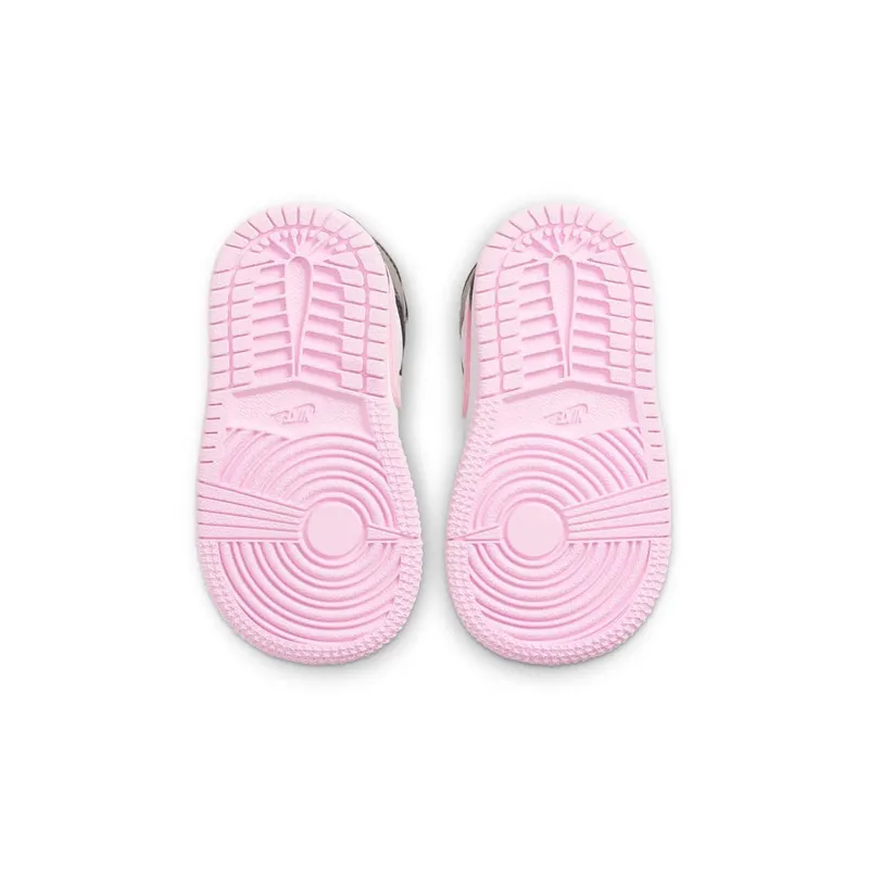 Jordan 1 Mid Black White Light Pink (644507-103)