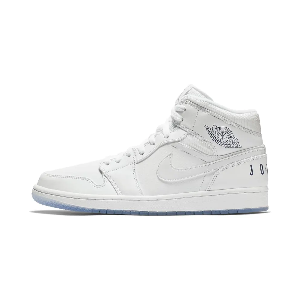 Jordan 1 Mid Pure White (BQ6578-100)