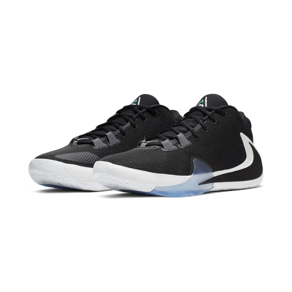 Nike Zoom Freak 1 Black White Black/Black-White-Lucid Green (BQ5422-001)