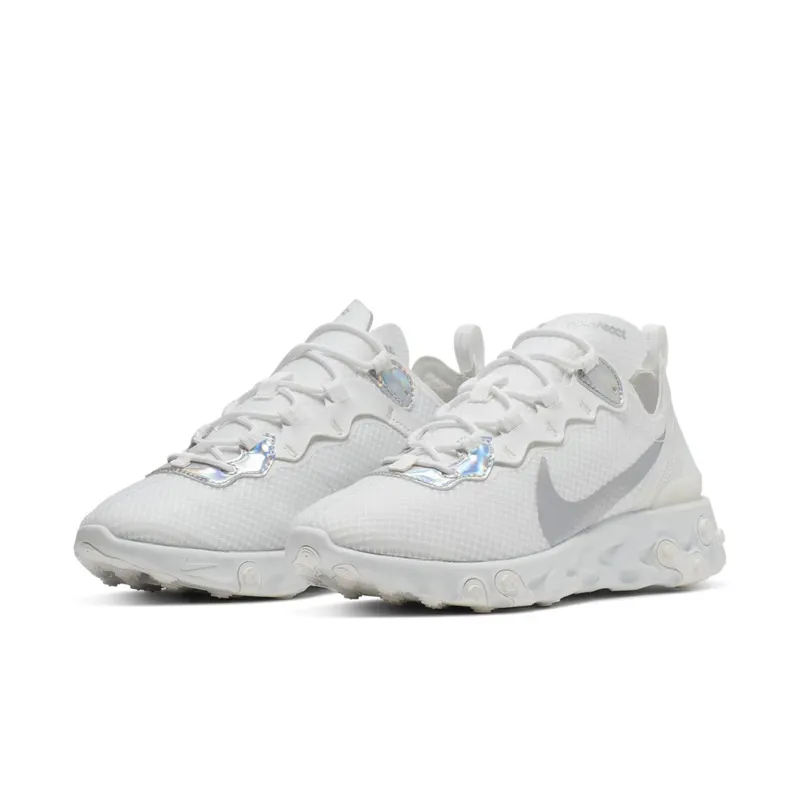 Nike React Element 55 ‘White Iridescent’ (2019) (CN0147-100)
