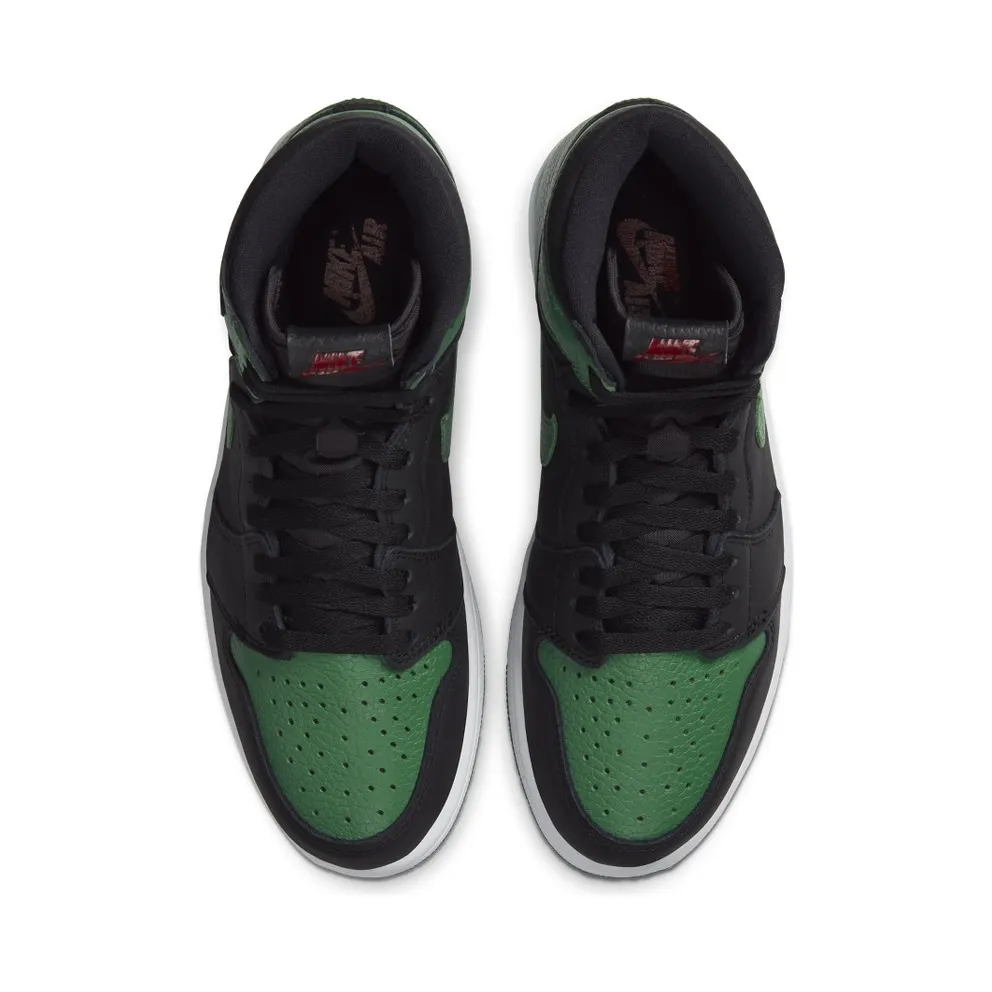 Jordan 1 Retro High Pine Green Black Black/Pine Green-White-Gym Red (555088-030)