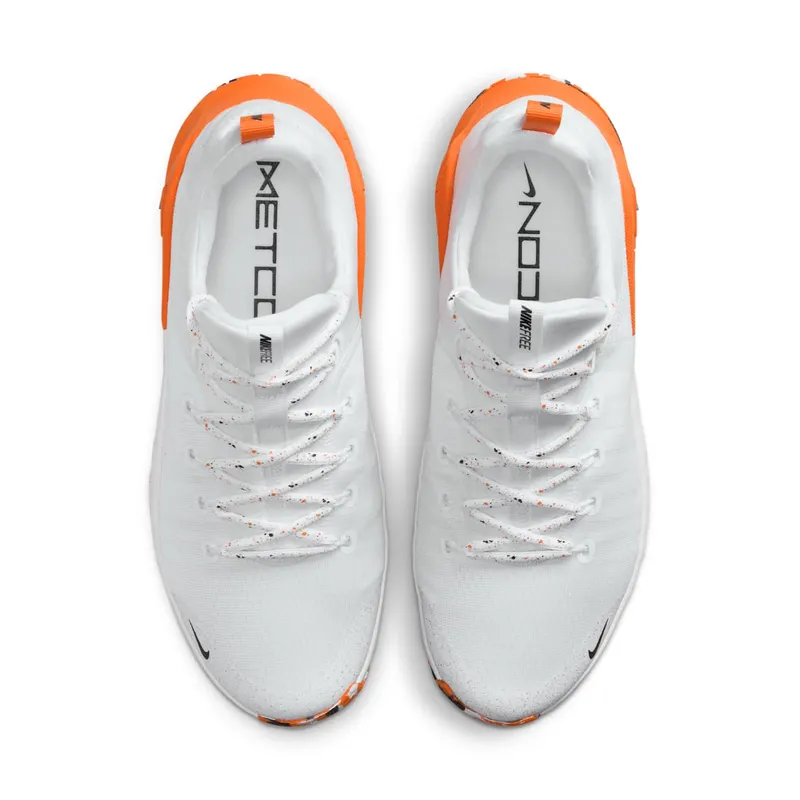 Nike Free Metcon 6 White Safety Orange Black (FJ7127-106)
