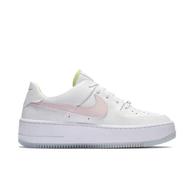 Nike Air Force 1 Sage Low One Of One (W) White/Pink Quartz-Hydrogen Blue-White (CW5566-100)