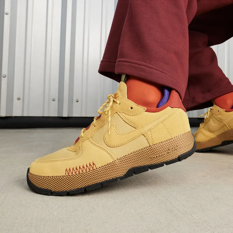 Nike Air Force 1 Wild Wheat Gold/Rugged Orange/Field Purple/Wheat Gold (FB2348-700)