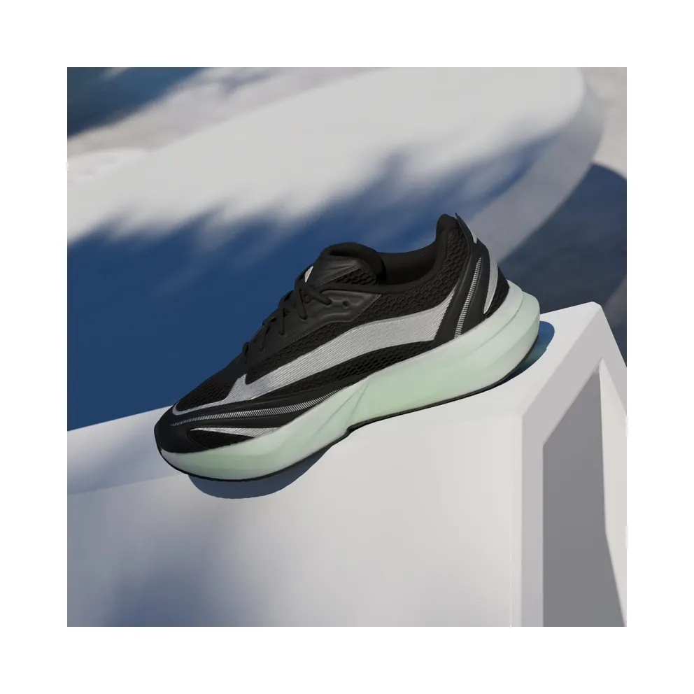 adidas Lightblaze Glow Core Black Silver Metallic Lime Burst (JP6321)