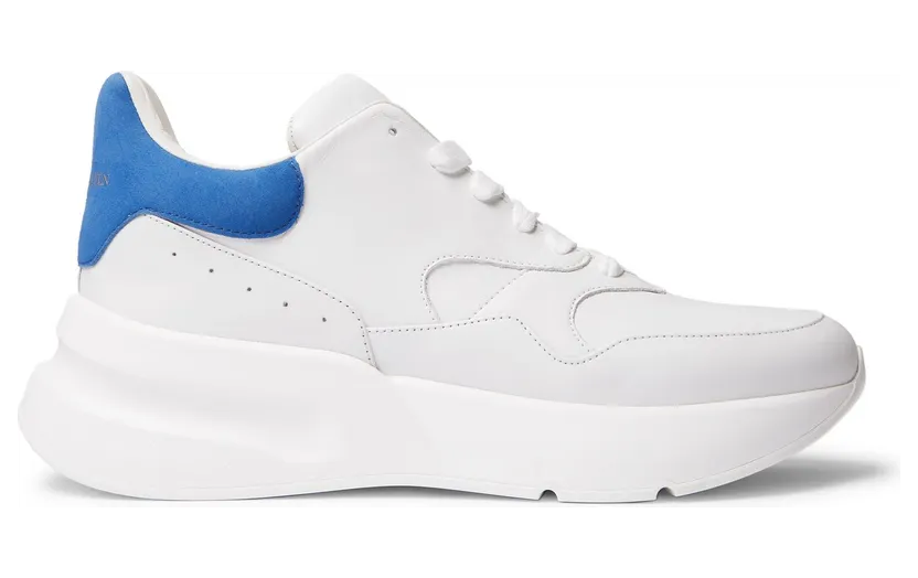Alexander McQueen Oversized Runner White Blue