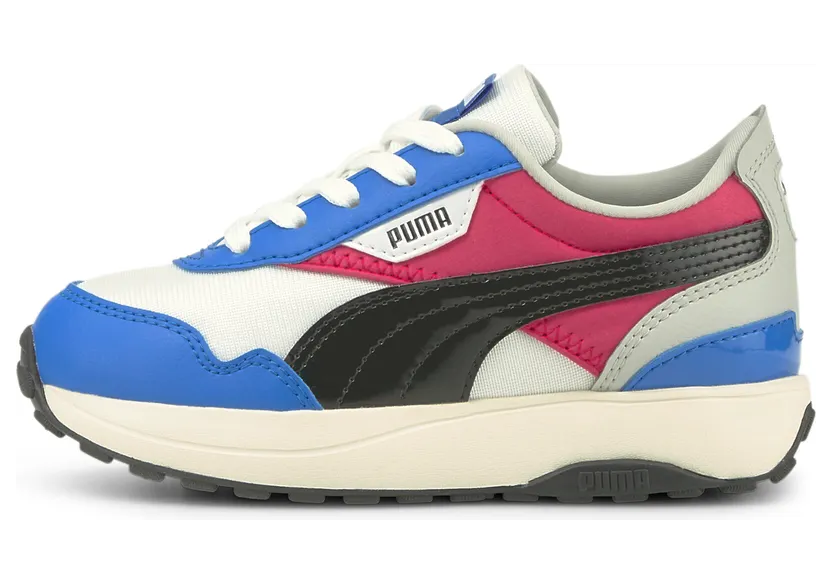 Puma Cruise Rider Silky kinderen Wit/Blauw (381865-02)