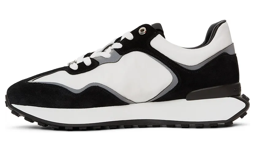 Givenchy White & Black GIV Sneakers (BH005CH0XV) (3)